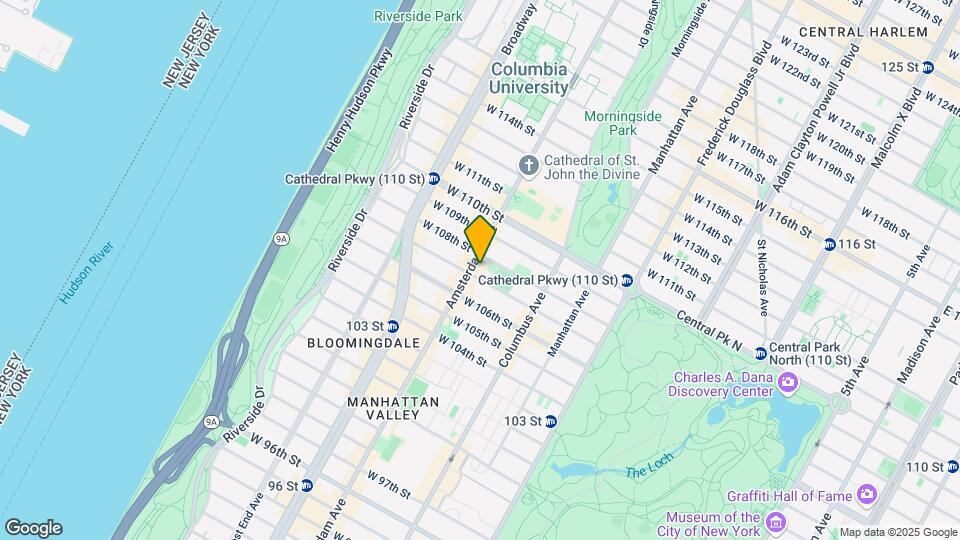 965 Amsterdam Ave Map and Location Details