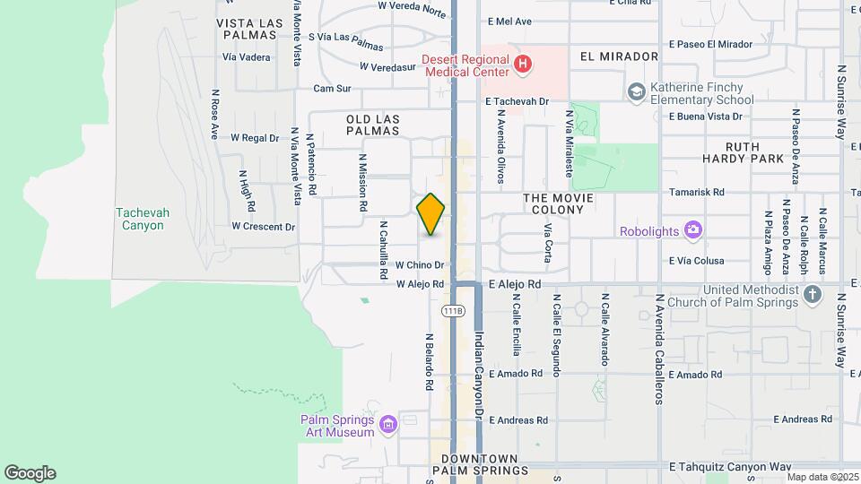 600 N Belardo Rd Mapa y Detalles de la Ubicación