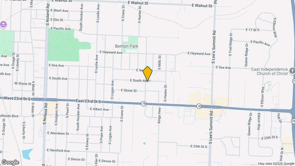 1017 S Savage St Map and Location Details