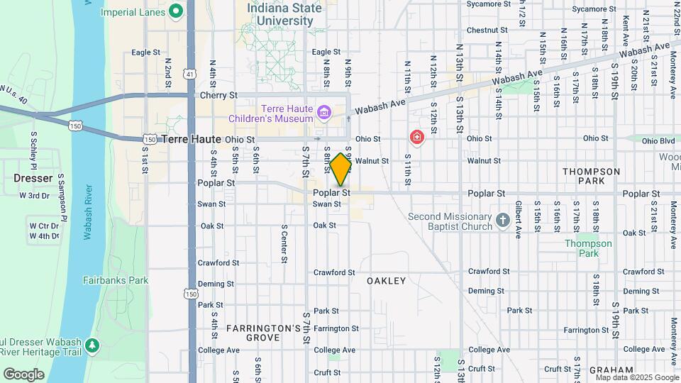 820 Poplar St-Unit -9 Map and Location Details