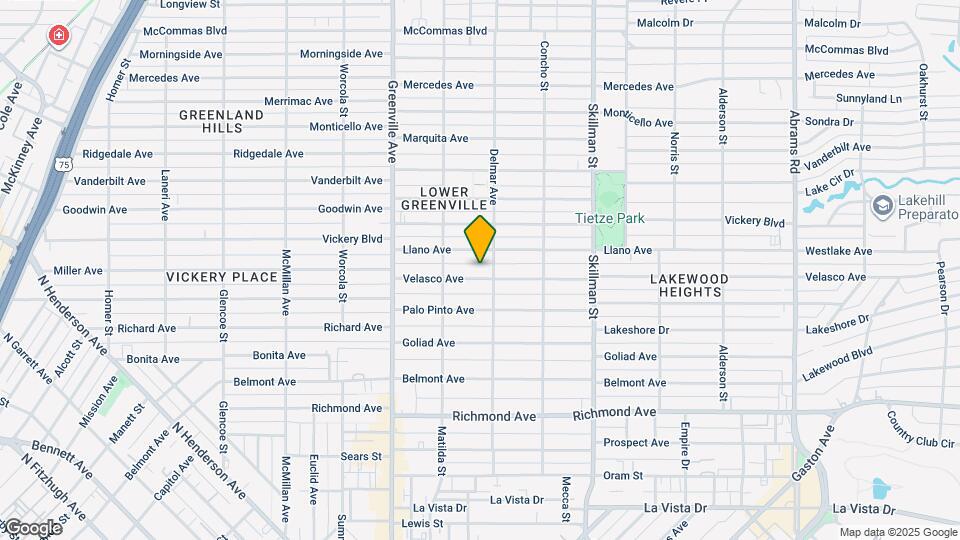 5837 Velasco Ave Map and Location Details