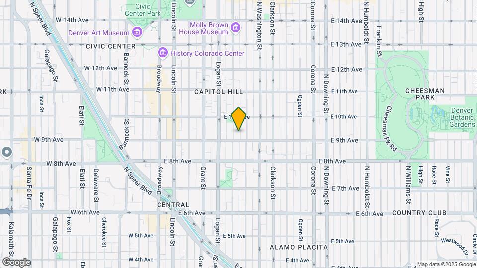 920 Pennsylvania St Map and Location Details