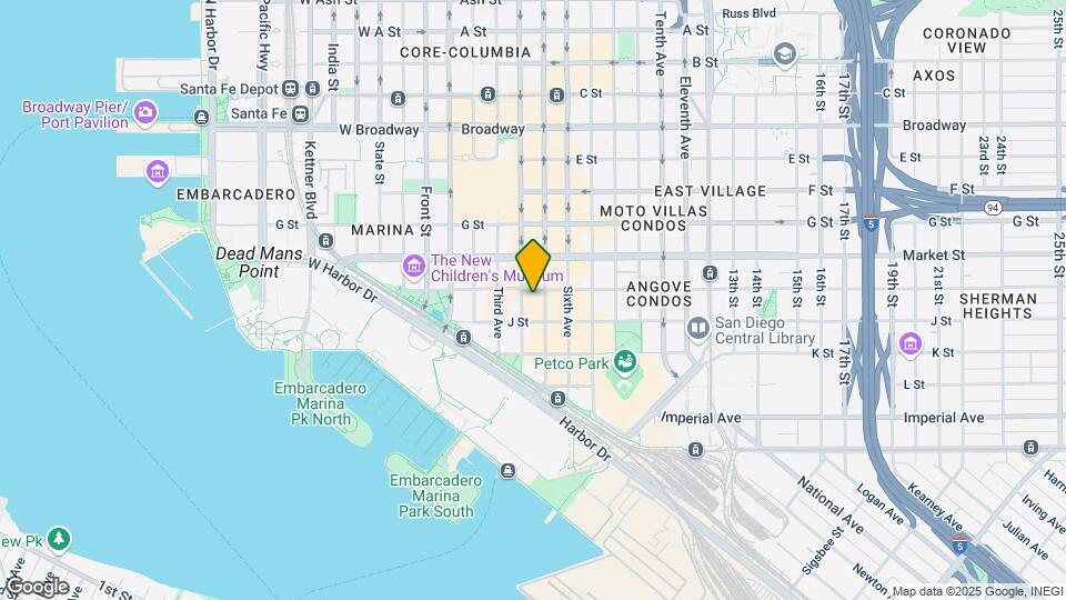445 Island Ave Map and Location Details