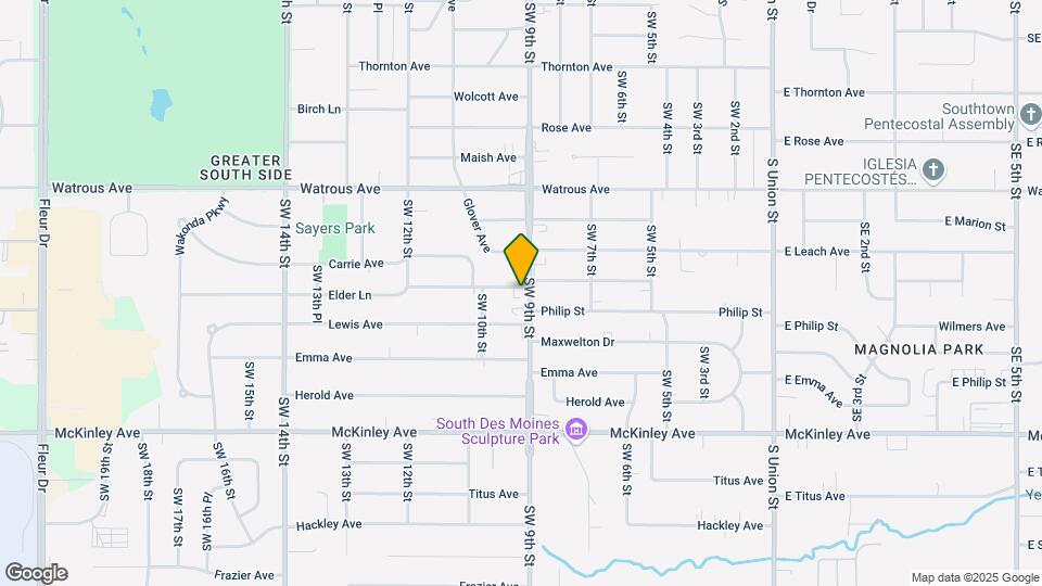 900 Elder Ln Mapa y Detalles de la Ubicación