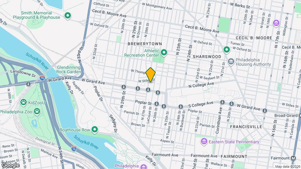 1229 N 27th St Map and Location Details