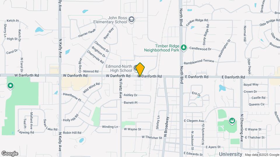 1225 Sequoyah St Map and Location Details