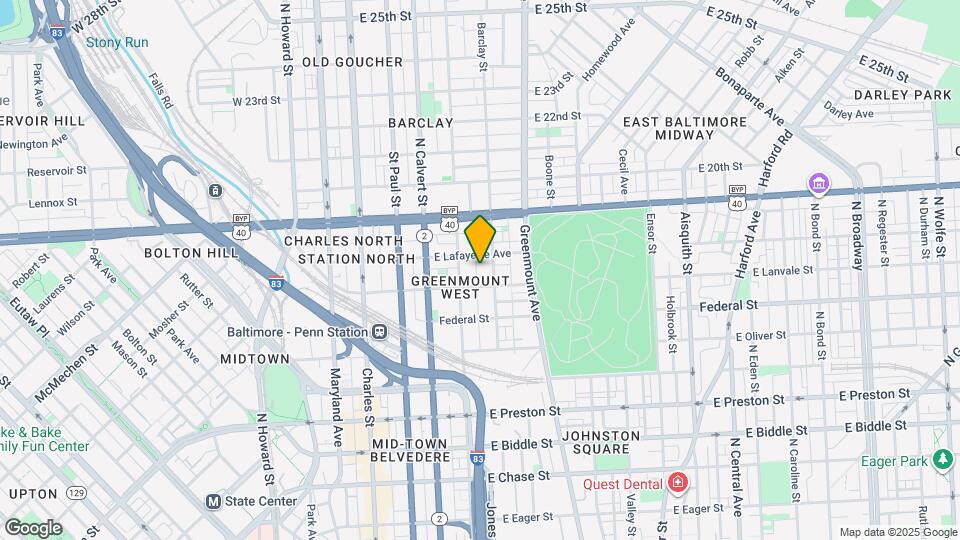 1711 Latrobe St Mapa y Detalles de la Ubicación