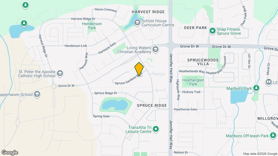 153 Spruce Gardens Cres Map and Location Details