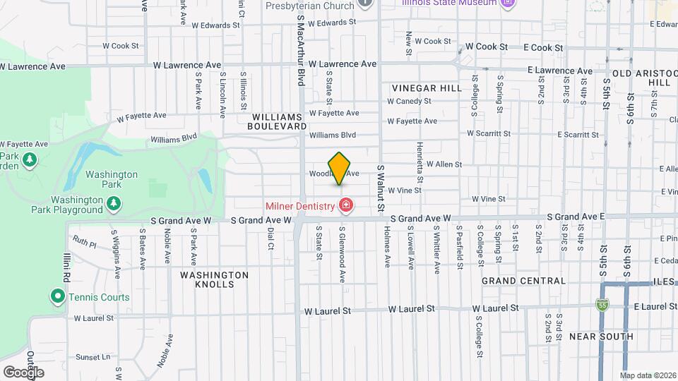 701 W Vine St Map and Location Details