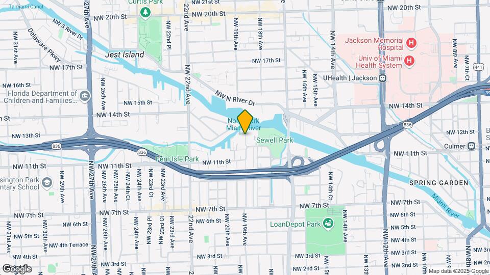 1901 NW S River Dr-Unit -Apt 12 Map and Location Details
