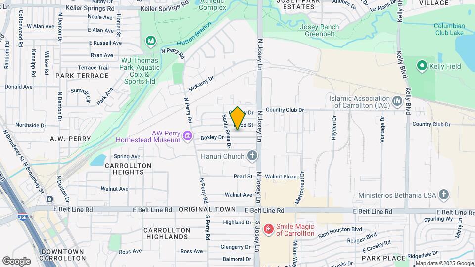 1829 Baxley Dr Map and Location Details