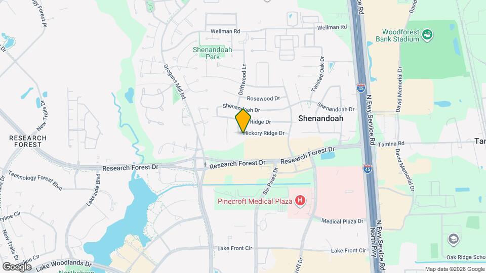 623 Hickory Ridge Dr Map and Location Details