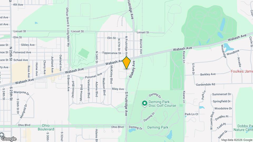 124 N Fruitridge Ave Map and Location Details