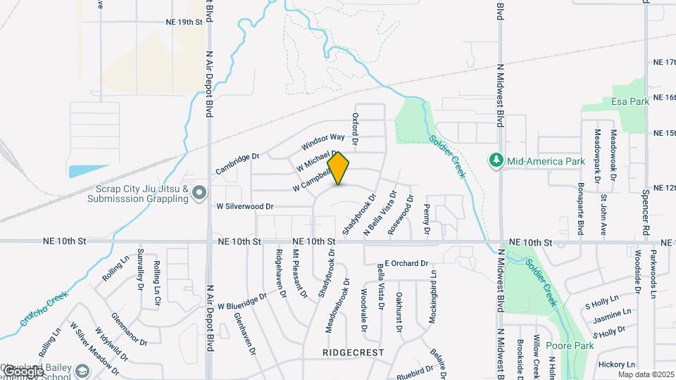 208 W Shadywood Dr Map and Location Details