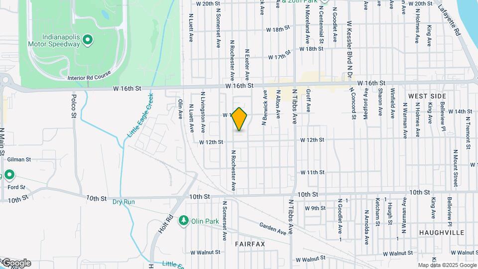 1213 N Rochester Ave Map and Location Details