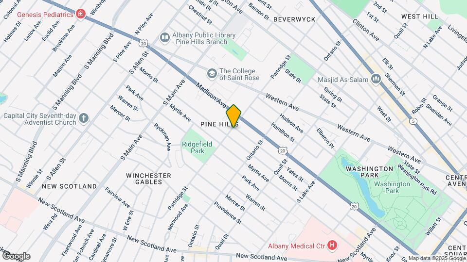 534 Yates St, Unit B Mapa y Detalles de la Ubicación
