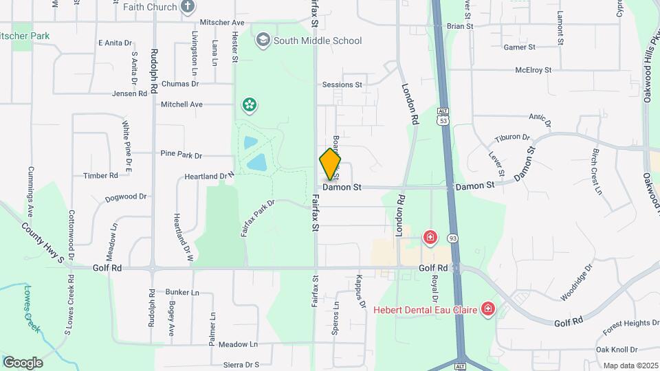 2316 Damon St Map and Location Details