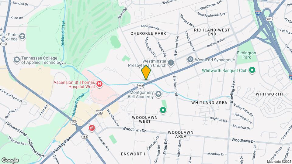 4202 W End Ave, Unit 105 Mapa y Detalles de la Ubicación