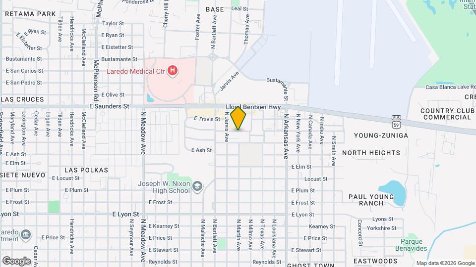 2325 E San Jose St Mapa y Detalles de la Ubicación