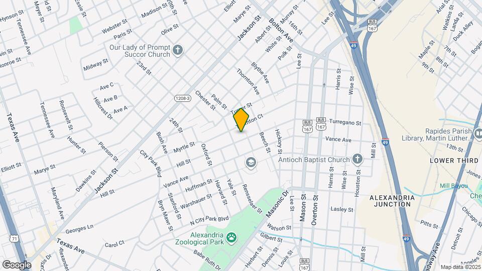 2112 Hill St Map and Location Details