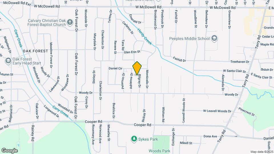 3135 Bilgray Dr Map and Location Details