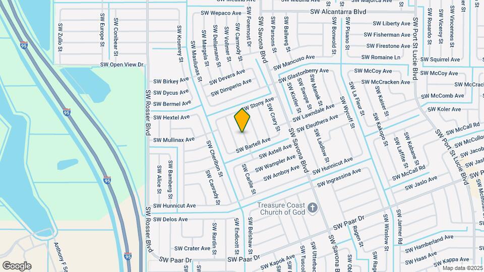 3872 SW Chicopee St Map and Location Details