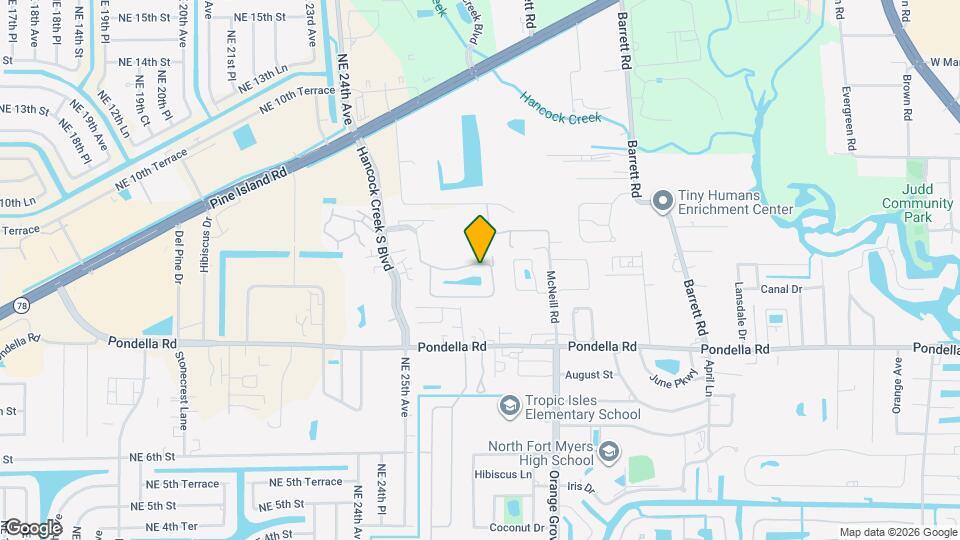 1096 Winding Pines Circle Map and Location Details