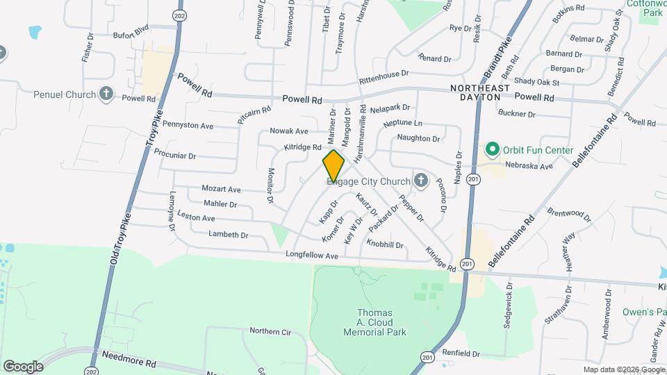 5230 Harshmanville Rd Map and Location Details