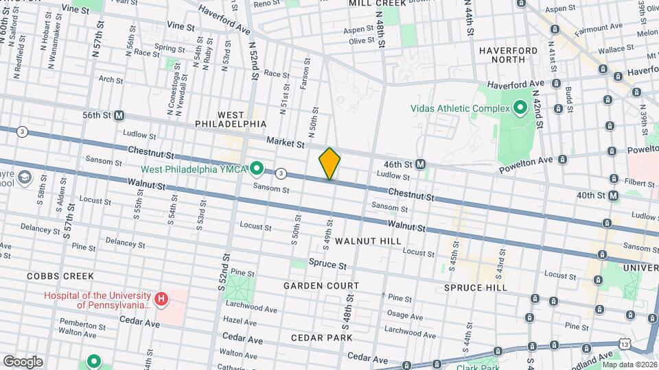 4910 Chestnut St Map and Location Details