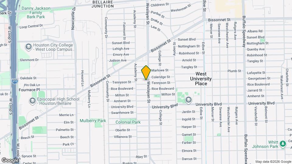 4008 Tennyson St Map and Location Details