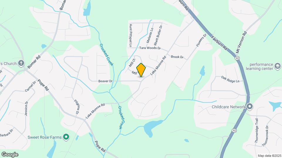 3047 Lake Monroe Rd Map and Location Details