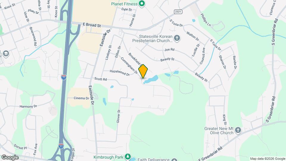 375 Brookfield Dr Map and Location Details