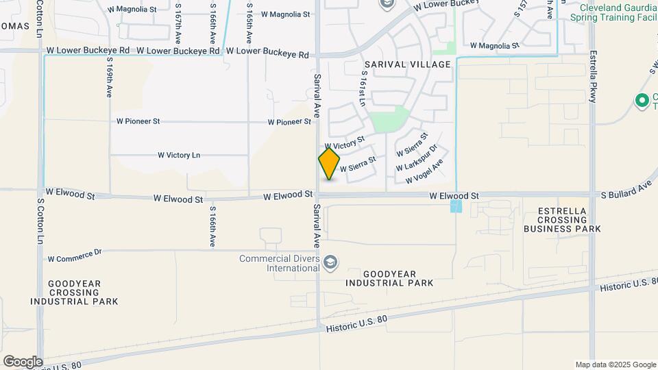 3492 S 162nd Ln Map and Location Details