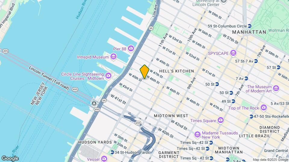 559 W 45th St Map and Location Details