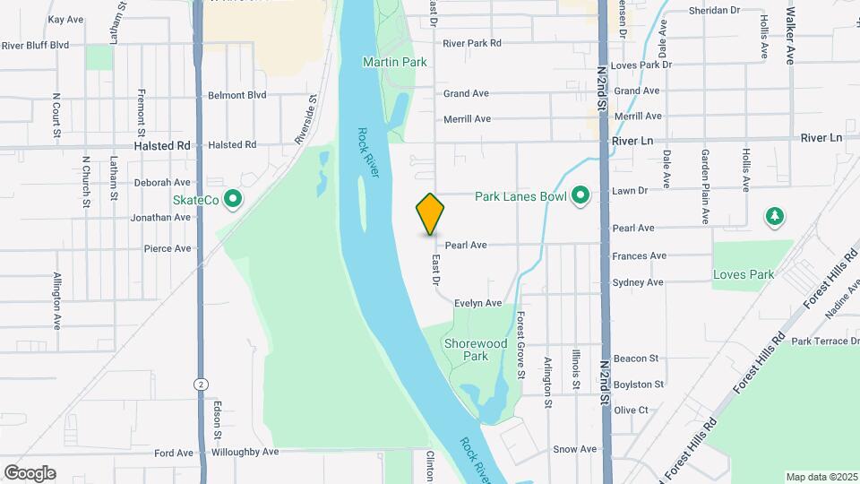 5302 East Dr Map and Location Details