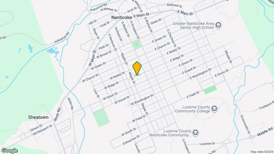 39 W Ridge St Map and Location Details