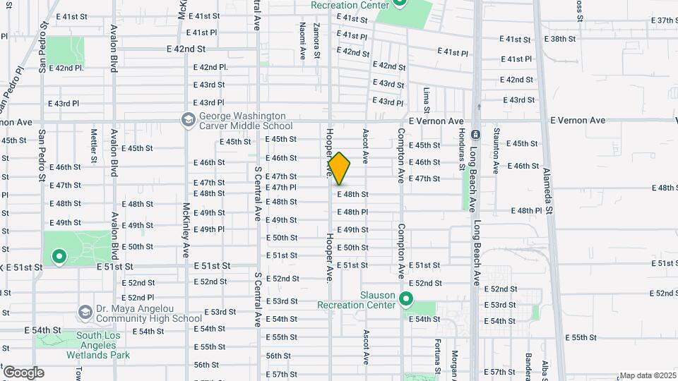 1321 E 48th St Map and Location Details