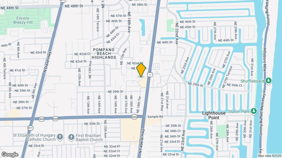 1821 NE 40th Ct, Unit 1821 NE 40th Ct Map and Location Details