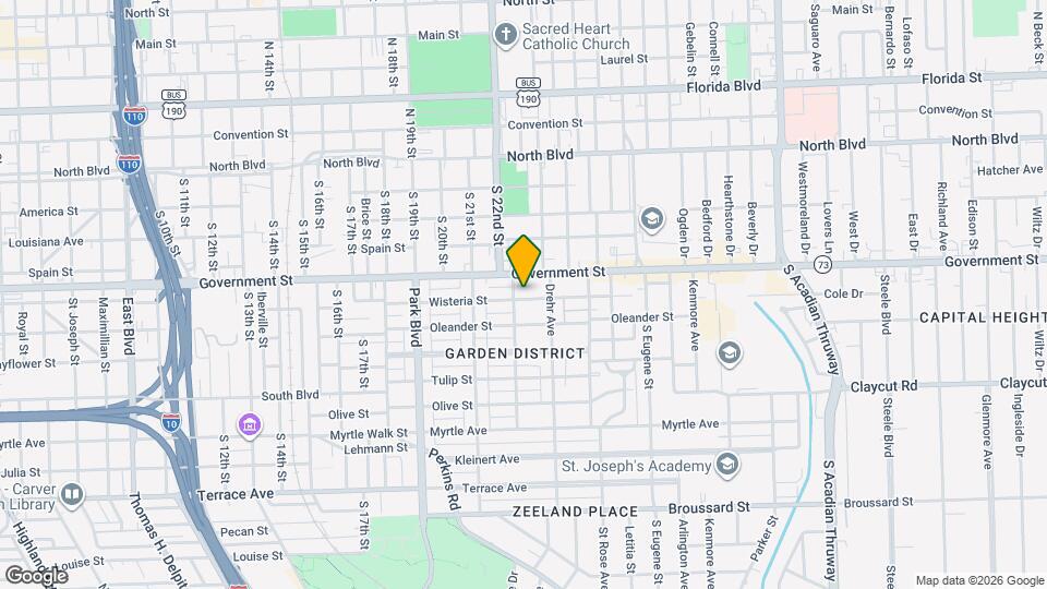 2225 Wisteria St Mapa y Detalles de la Ubicación