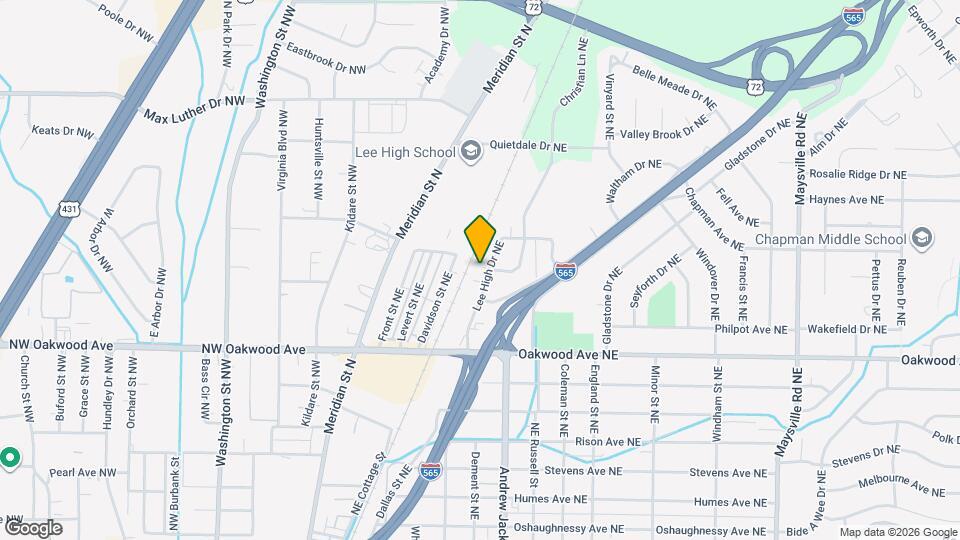 2115 Lee High Dr NE Map and Location Details