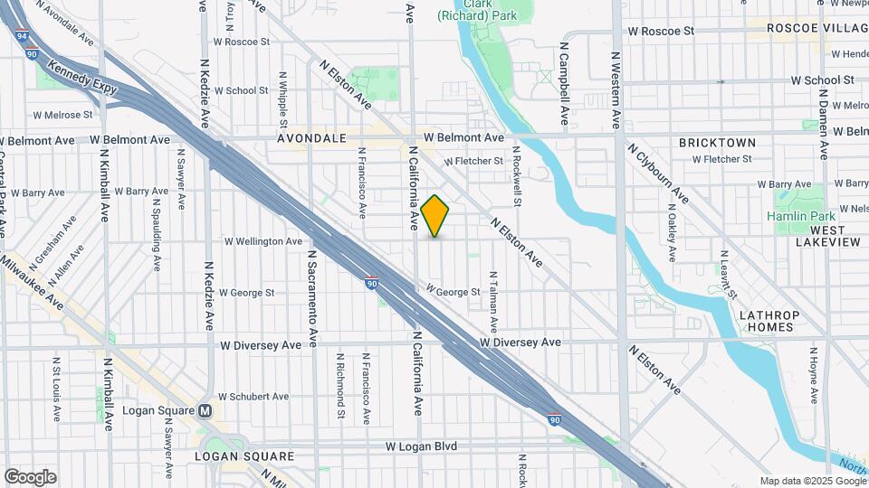 2958 N Fairfield Ave Map and Location Details