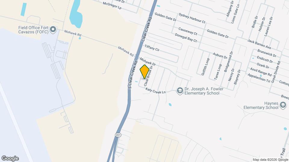 6601 Clear Brook Dr Map and Location Details