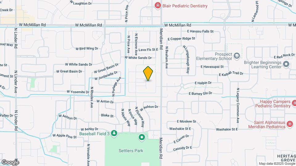 4158 N Ambercreek Ave Map and Location Details