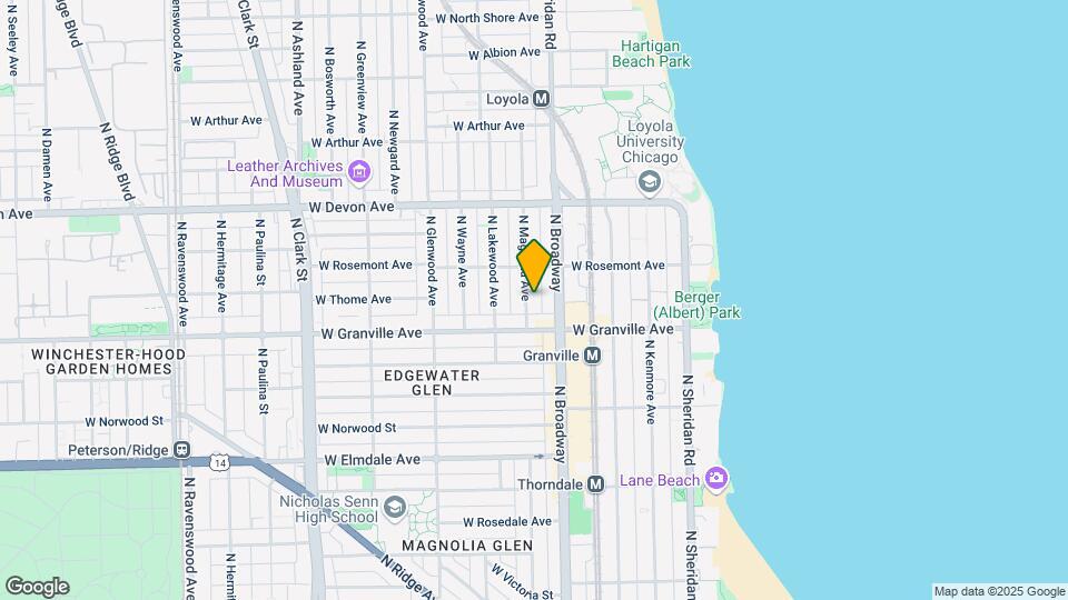 6227-6229 N Magnolia Ave Map and Location Details