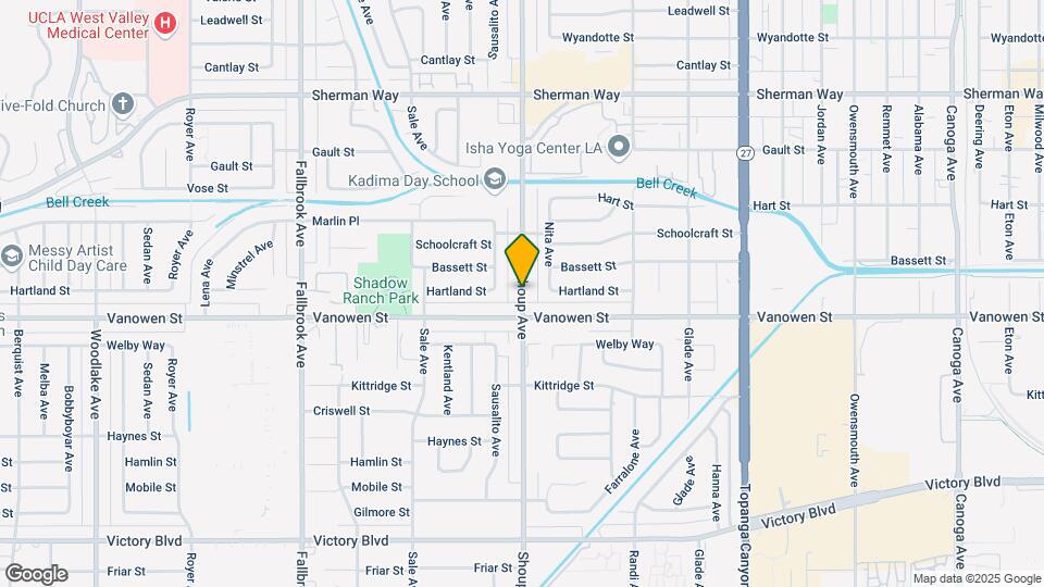6821 Shoup Ave Map and Location Details