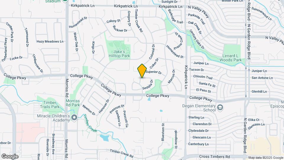 1468 Sedalia Dr Map and Location Details