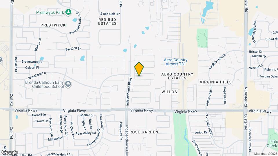 9916 Moccasin Creek Ln Map and Location Details
