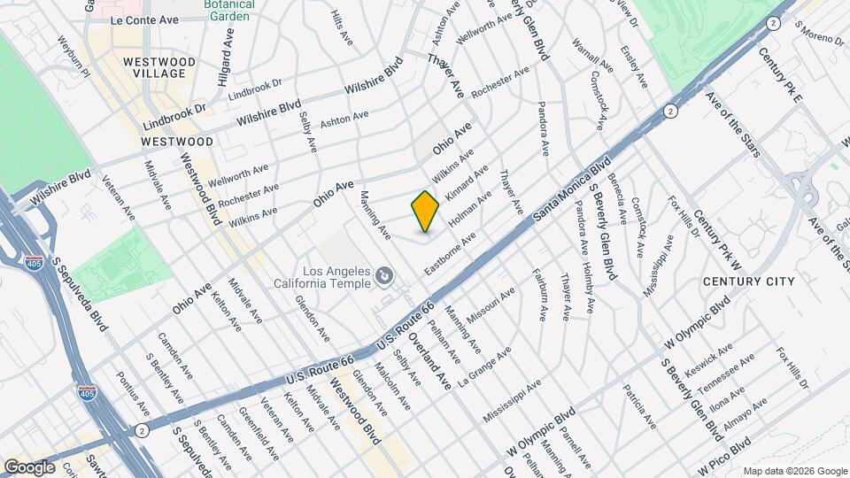 10633 Holman Ave Map and Location Details