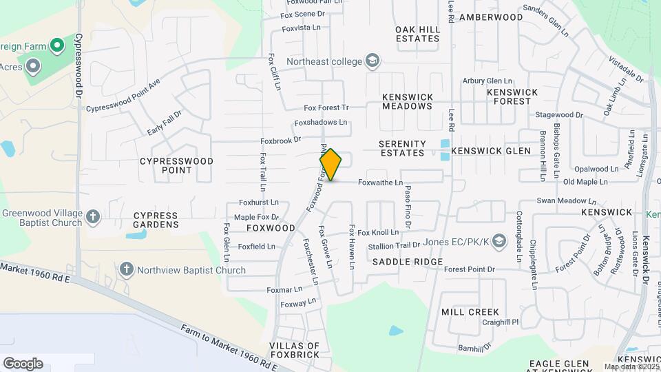 7310 Foxwaithe Ln Map and Location Details