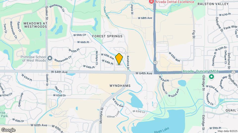 15345 W 64th Ln Map and Location Details